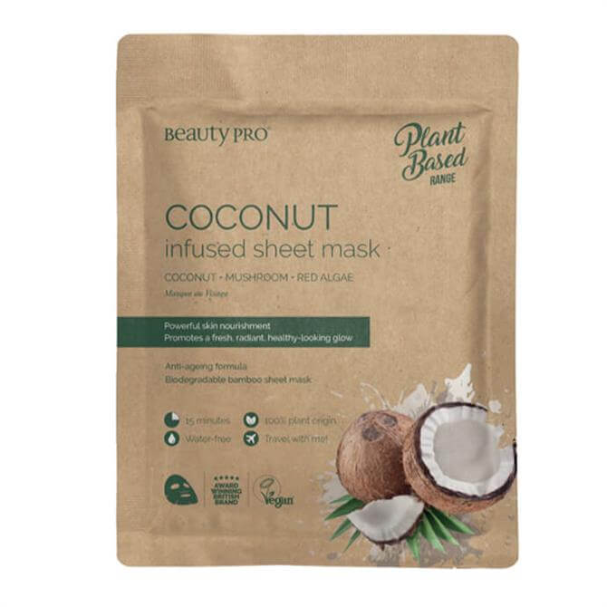BeautyPro Coconut Oil Infused Sheet Face Mask